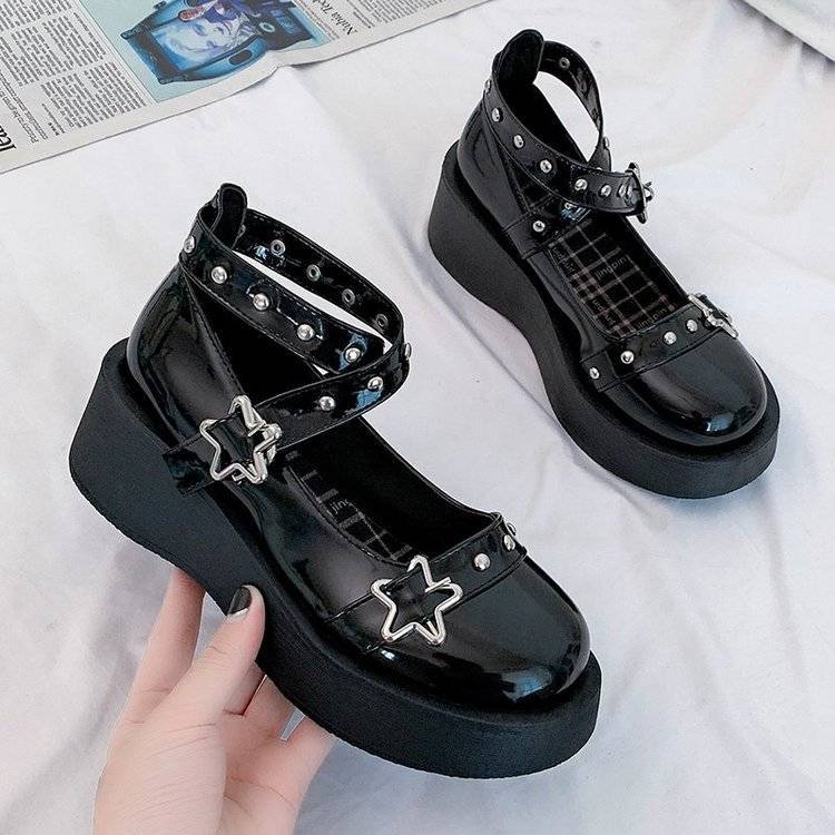 Women's Platform Mary Jane Shoes