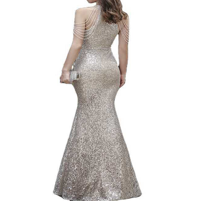 Prom & Dance Dress Off Shoulder Sequin Evening Dress