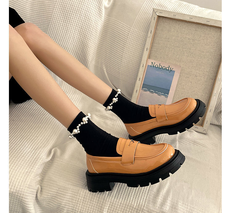 Women's Platform Penny Loafer Shoes