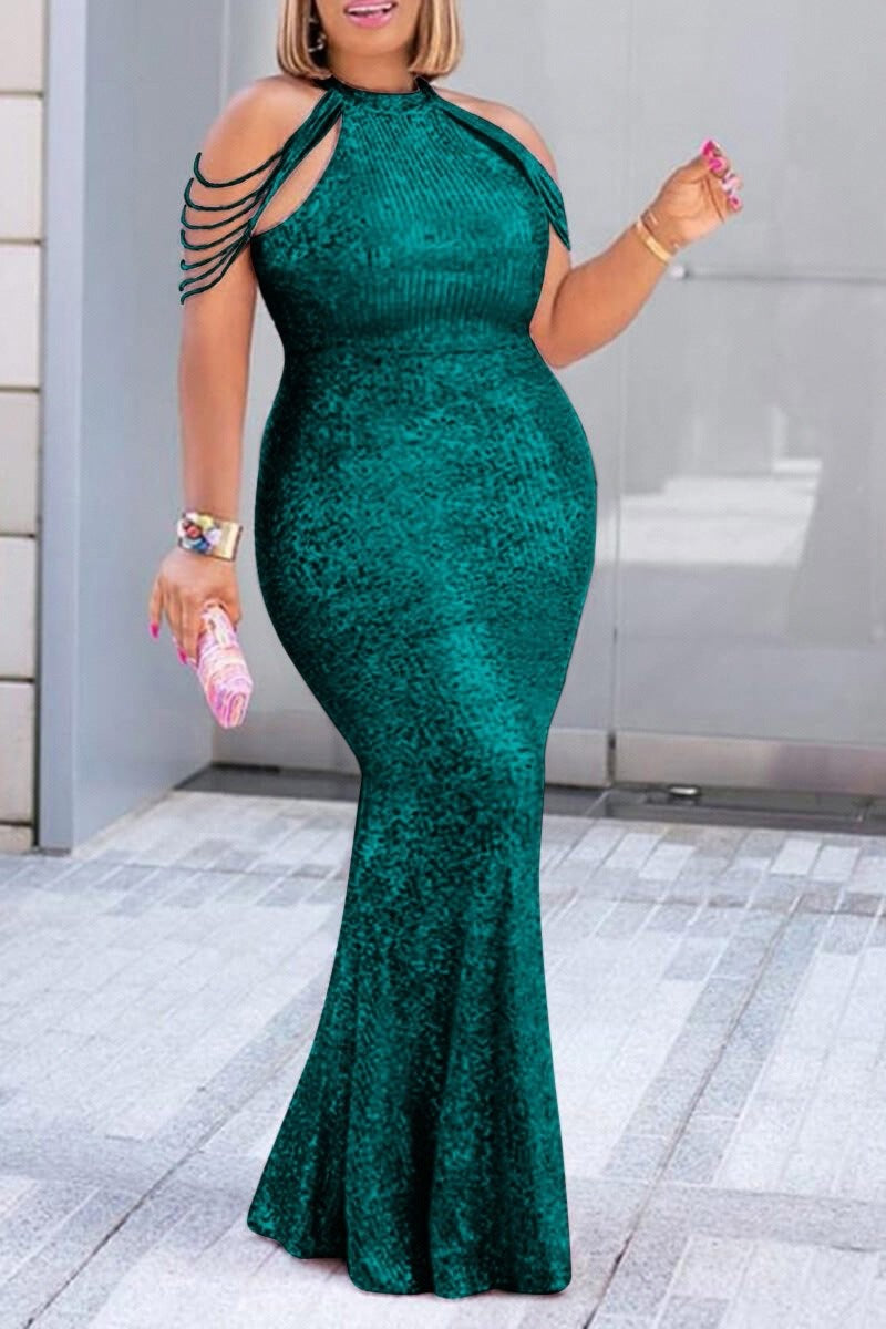 Prom & Dance Dress Off Shoulder Sequin Evening Dress