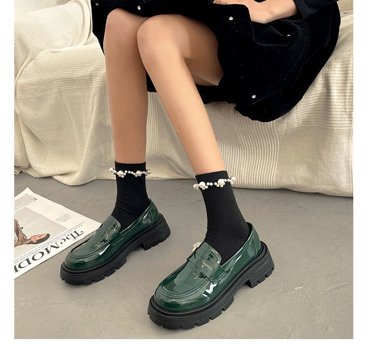 Women's Platform Penny Loafer Shoes