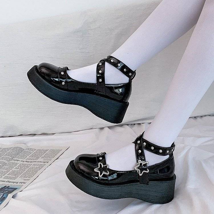 Women's Platform Mary Jane Shoes