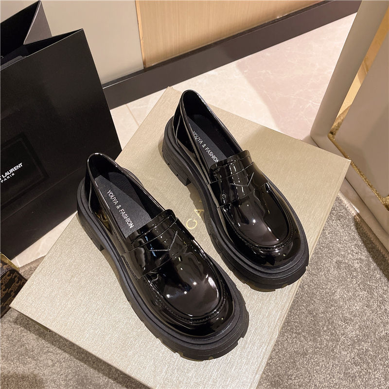 Women's Platform Penny Loafer Shoes